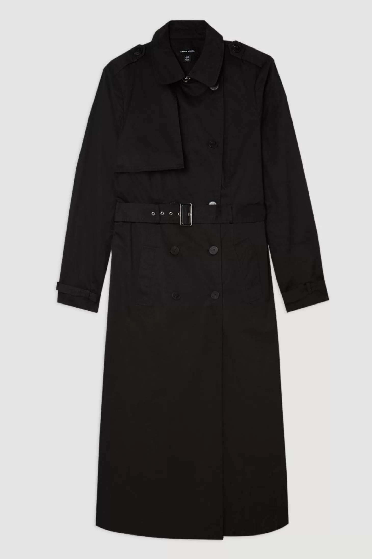 Karen Millen Plus Size Tailored Classic Belted Trench Coat